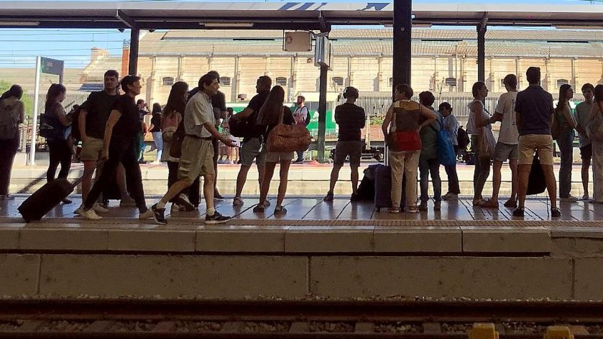 Estación de trenes Valladolid-Campo Grande en una foto de archivo.