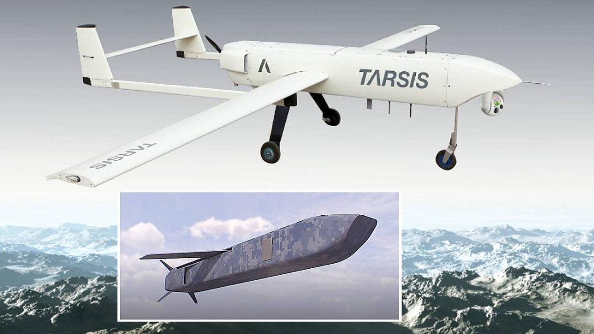 Unidades 'Tarsis' y 'Valero', dos modelos de dron que se fabricarán en las plantas de Valladolid y León.