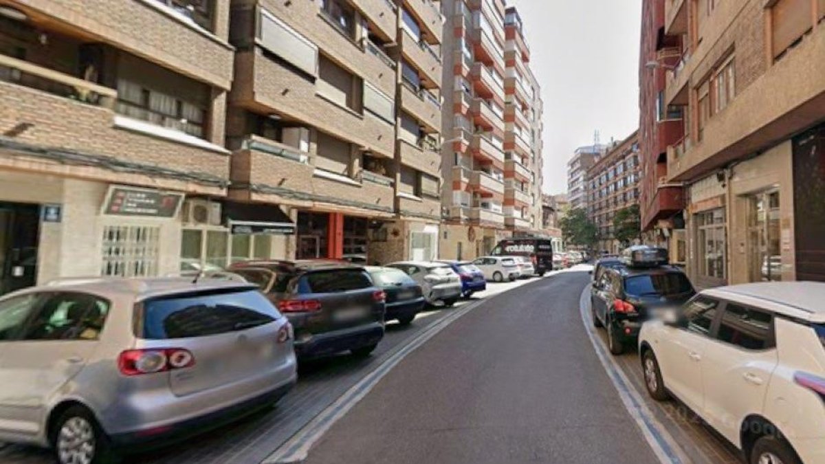 Calle San Blas de Valladolid.