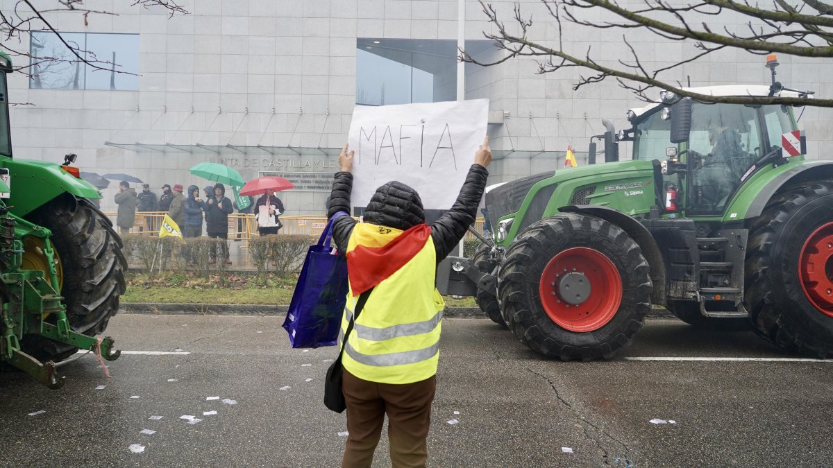 Nueva tractorada en Valladolid en contra de Mercosur