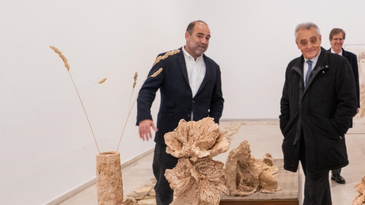 Hontoria, esta mañana, junto al embajador