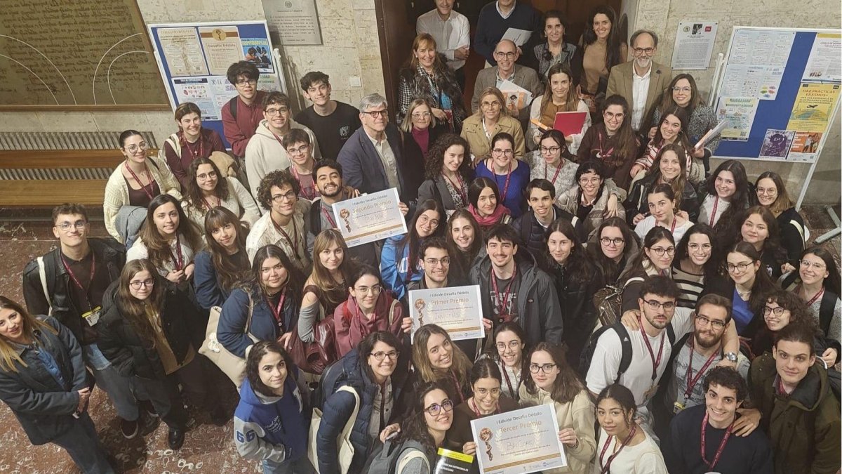 Alumnos que participaron en el primer Desafío Dédalo de la UVA