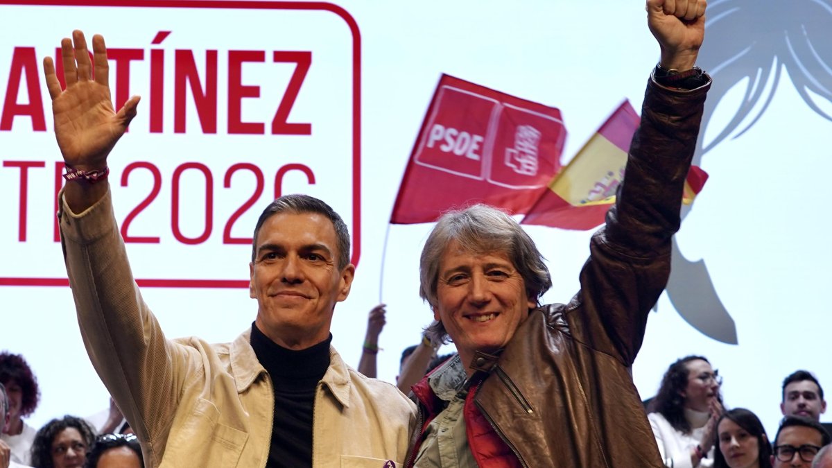 Pedro Sánchez y Carlos Martínez, en una imagen de archivo.