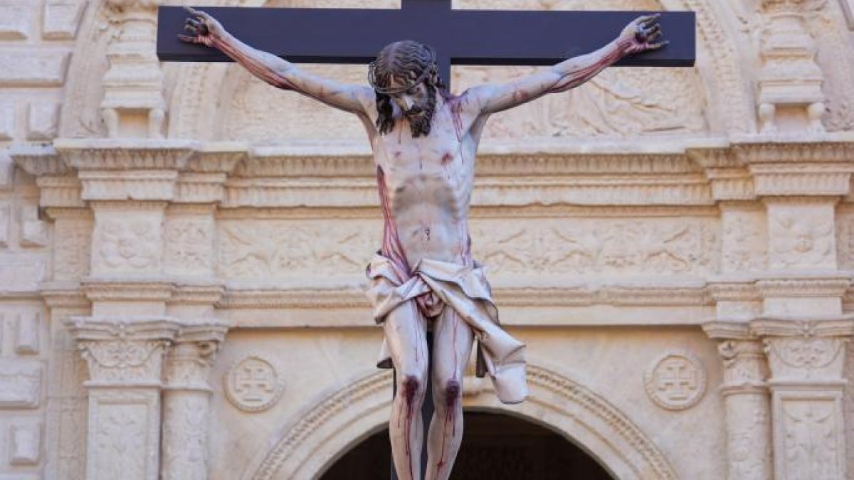 Procesión del Santísimo Cristo de la Luz en Valladolid.