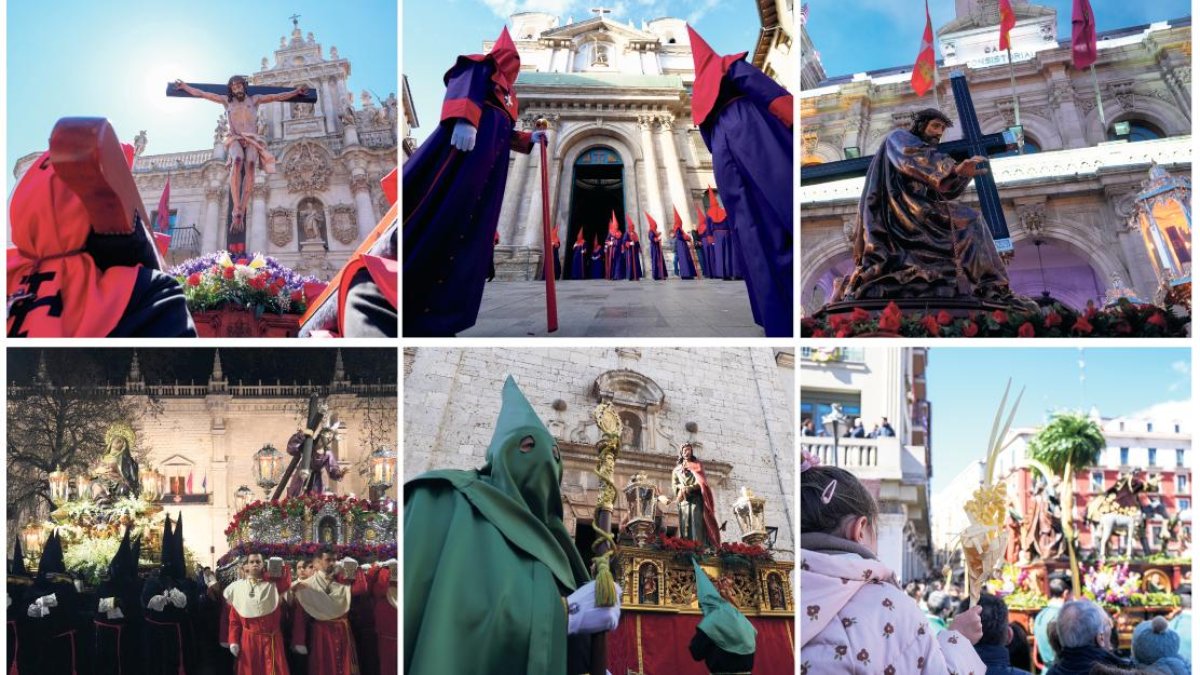 Algunas de las instantáneas destacadas de la Semana Santa 2026 de Valladolid