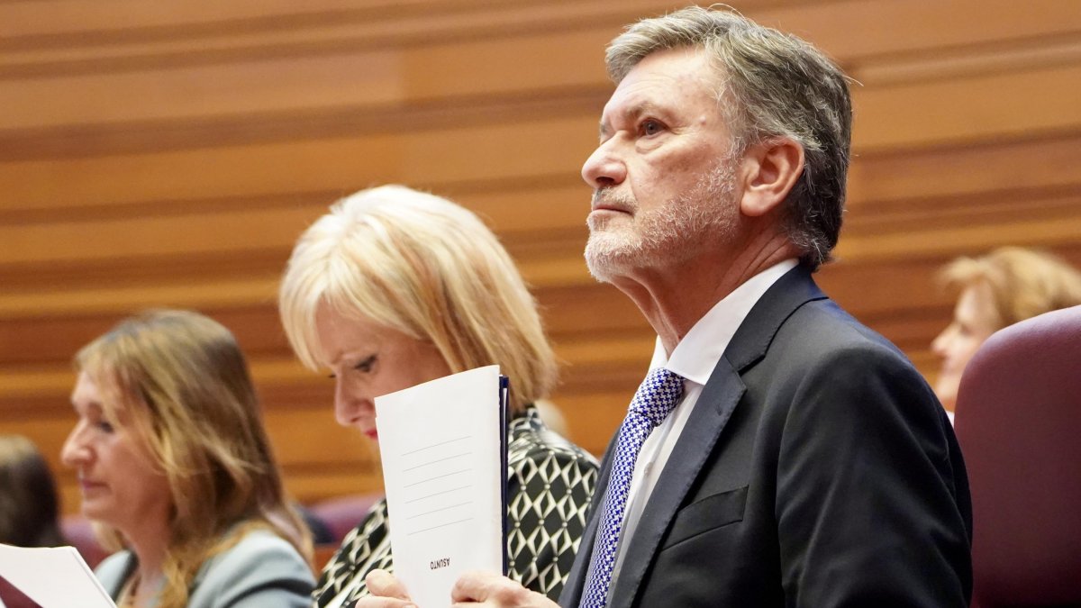 El procurador del PP por Segovia y nuevo presidente de las Cortes, Francisco Vázquez