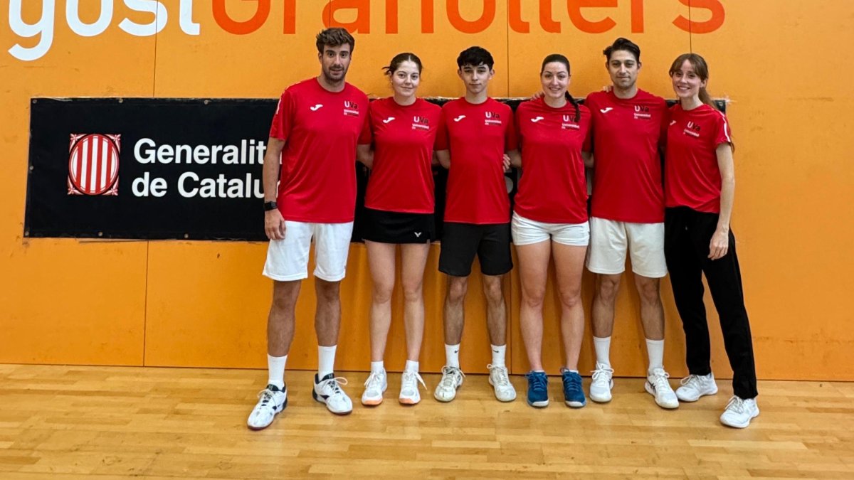Equipo de la UVa en Granollers.