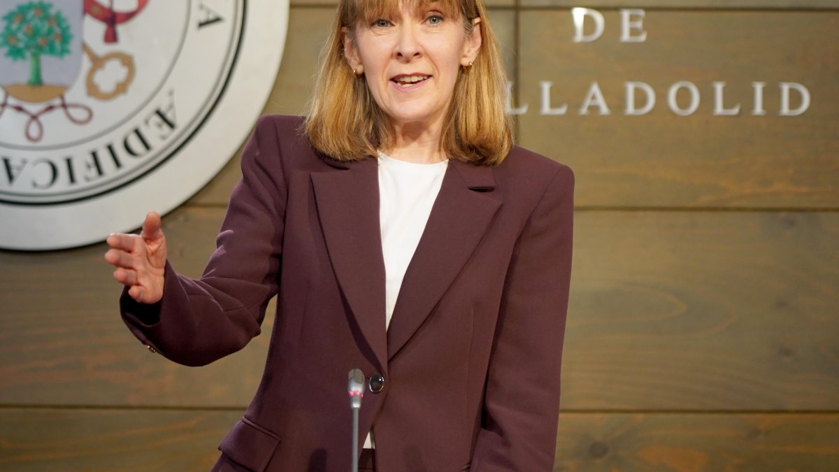 Carmen Camarero, en una imagen de archivo cuando presentaba su candidatura a rectora de la UVa.
