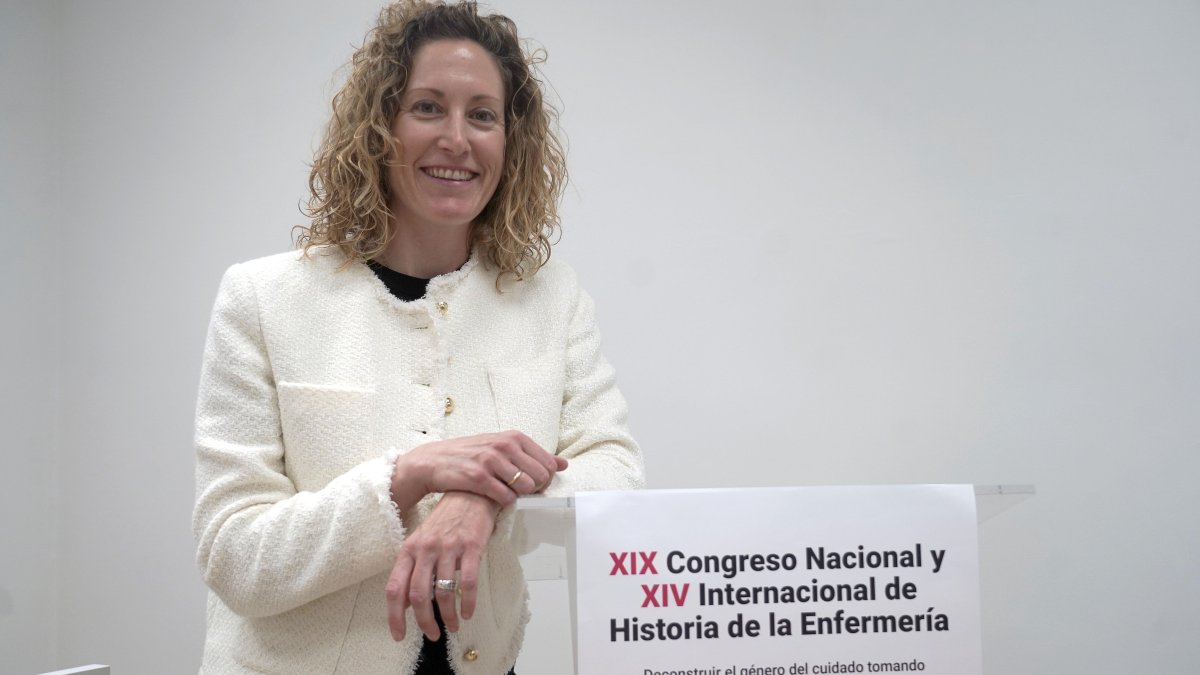 María López Vallecillo, presidenta del XIX Congreso Nacional y XIV Internacional de Historia de la Enfermería