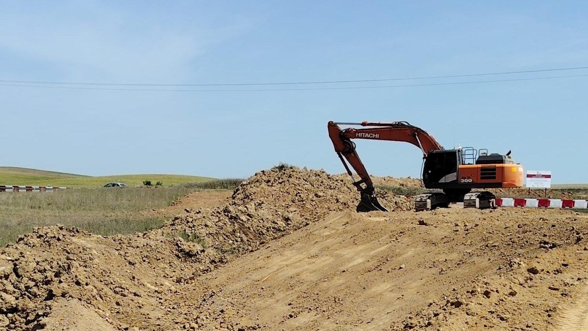 Obras del acceso norte al  polígono industrial 