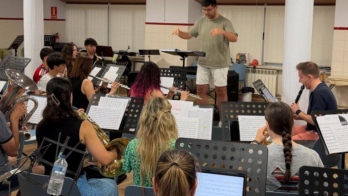 Imagen de una de las clases de la Escuela Municipal de Música