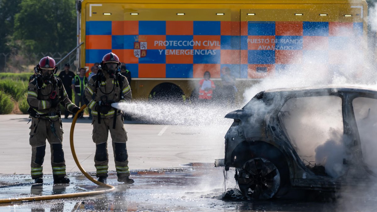 Simulacro multiescenario de Renault en Valladolid