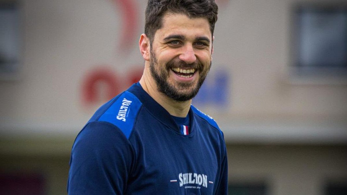 Joel Guillén en uno de los entrenamientos.