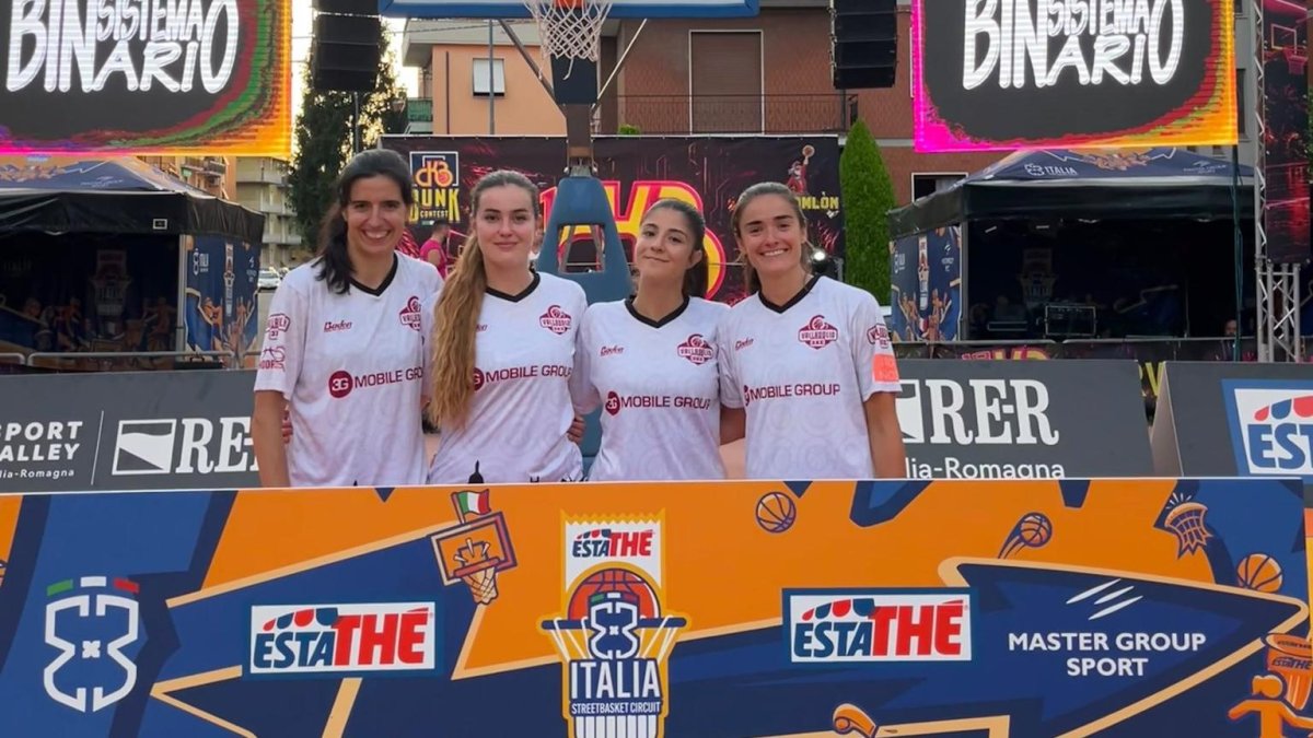 Equipo del 3G Valladolid 3x3 en Italia.
