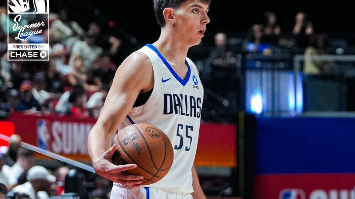 Sergio De Larrea, en uno de sus partidos con Dallas.