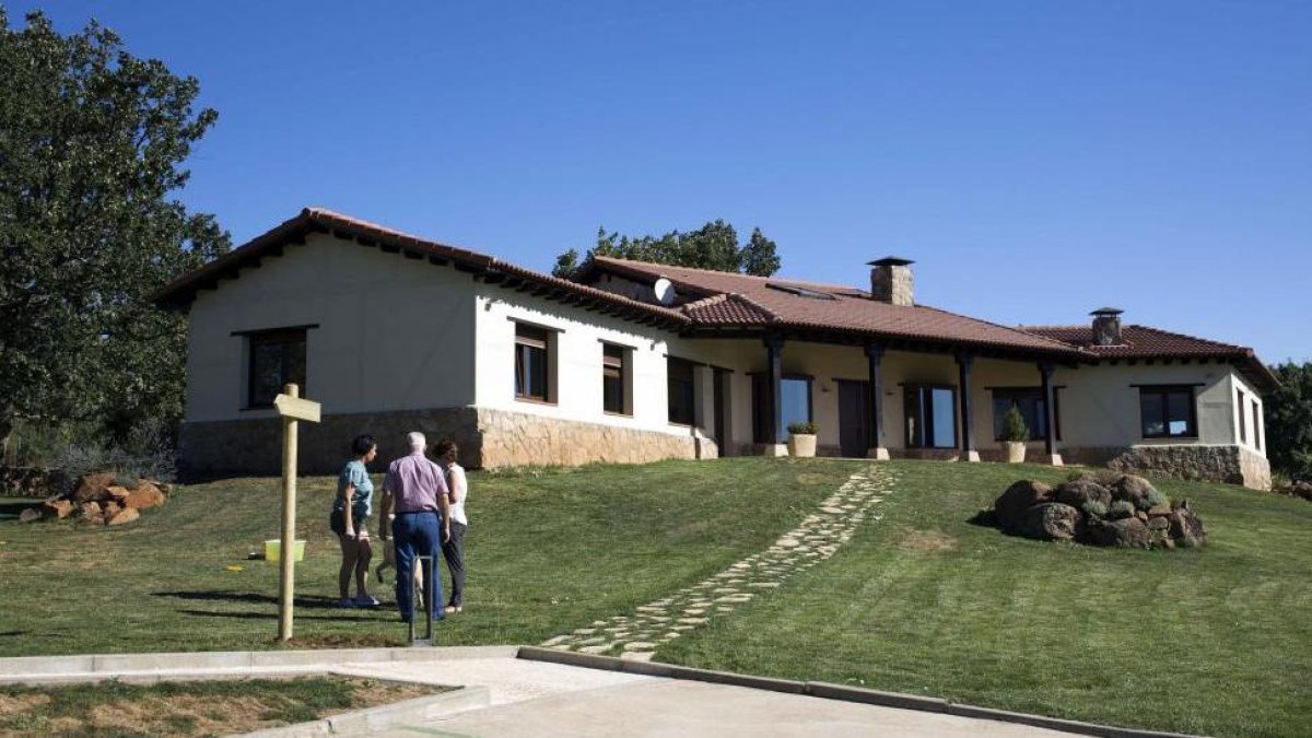 Una casa rural en una localidad de Salamanca, en una imagen de archivo