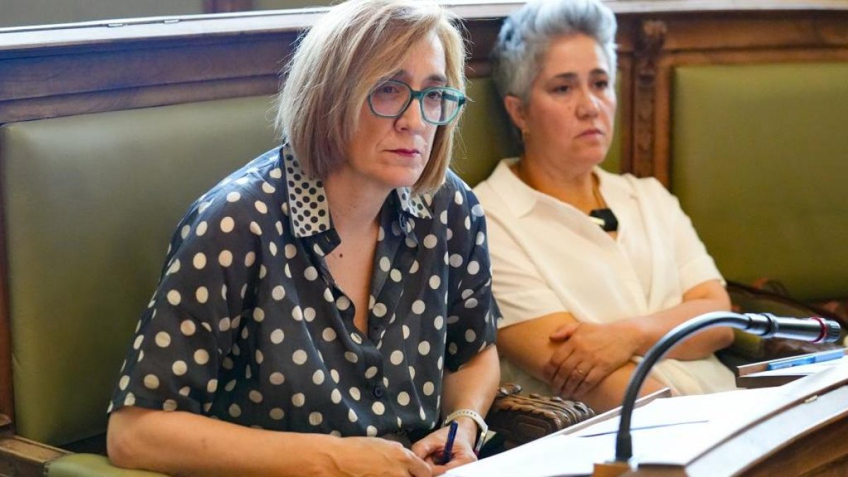 Rocío Anguita y Cristina Colino, concejalas de Valladolid Toma la Palabra.
