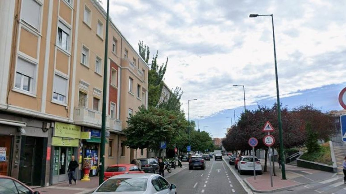 Calle Real de Burgos donde ha ocurrido el suceso