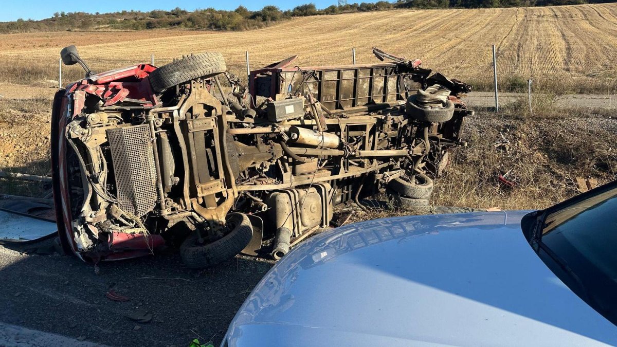 Accidente en la A-67 dirección Santander