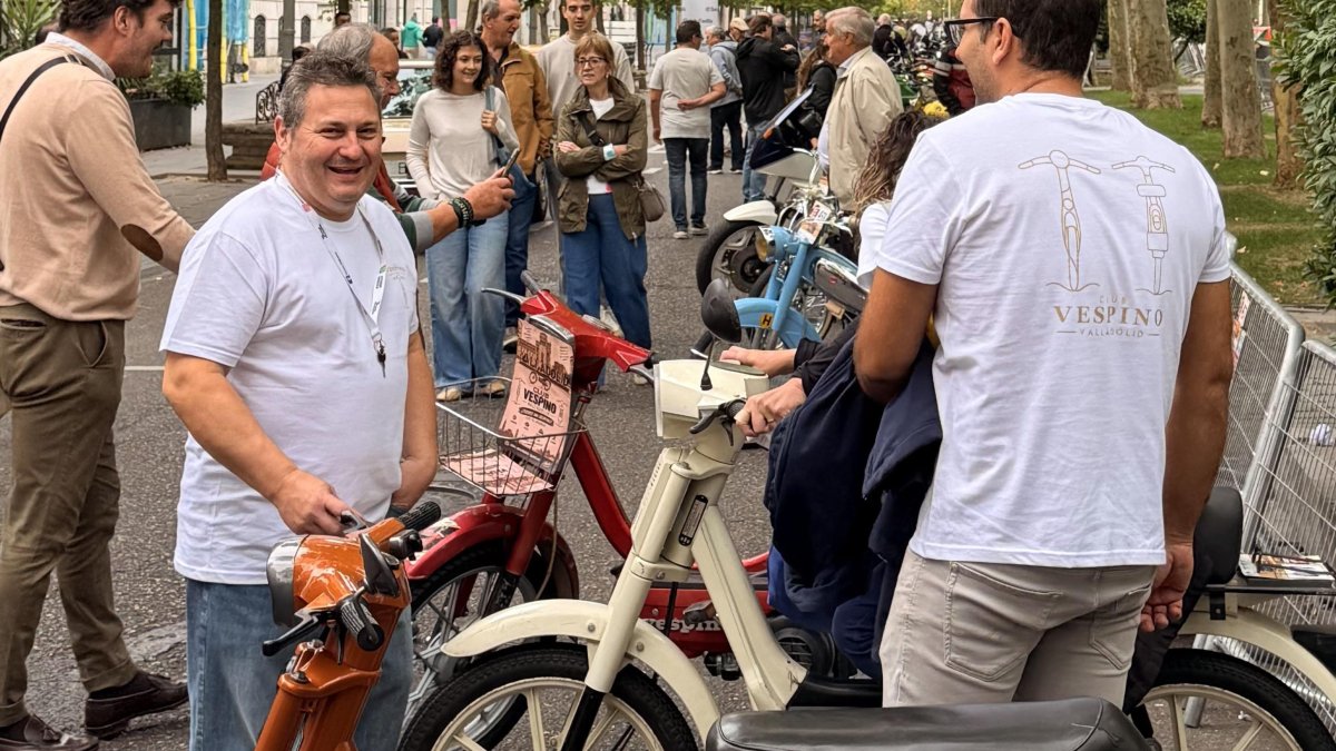 Nace el Club Vespino Valladolid para reunir a los amantes de un ciclomotor que marcó a varias generaciones