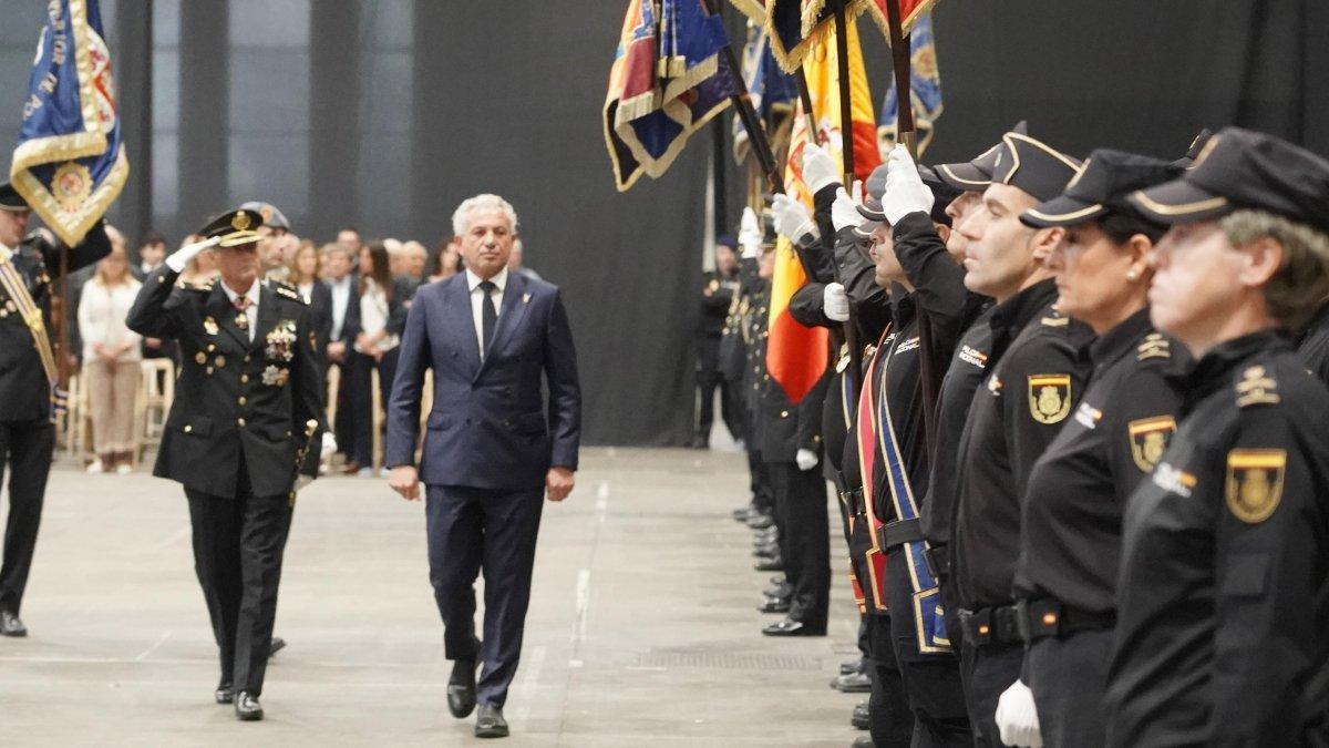 Acto de celebración del Día de la Policía Nacional