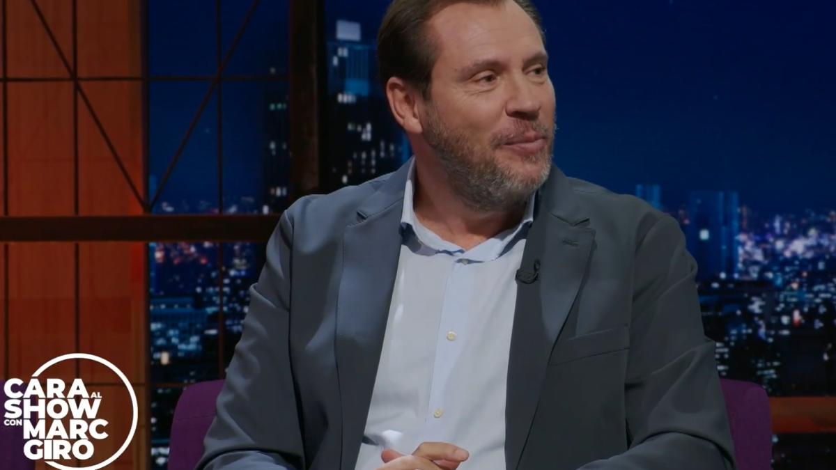Óscar Puente durante su entrevista en el programa 'Cara al Show' de Marc Giró en La Sexta.