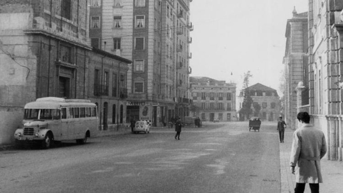 Vista de la calle San Ildefonso en 1959