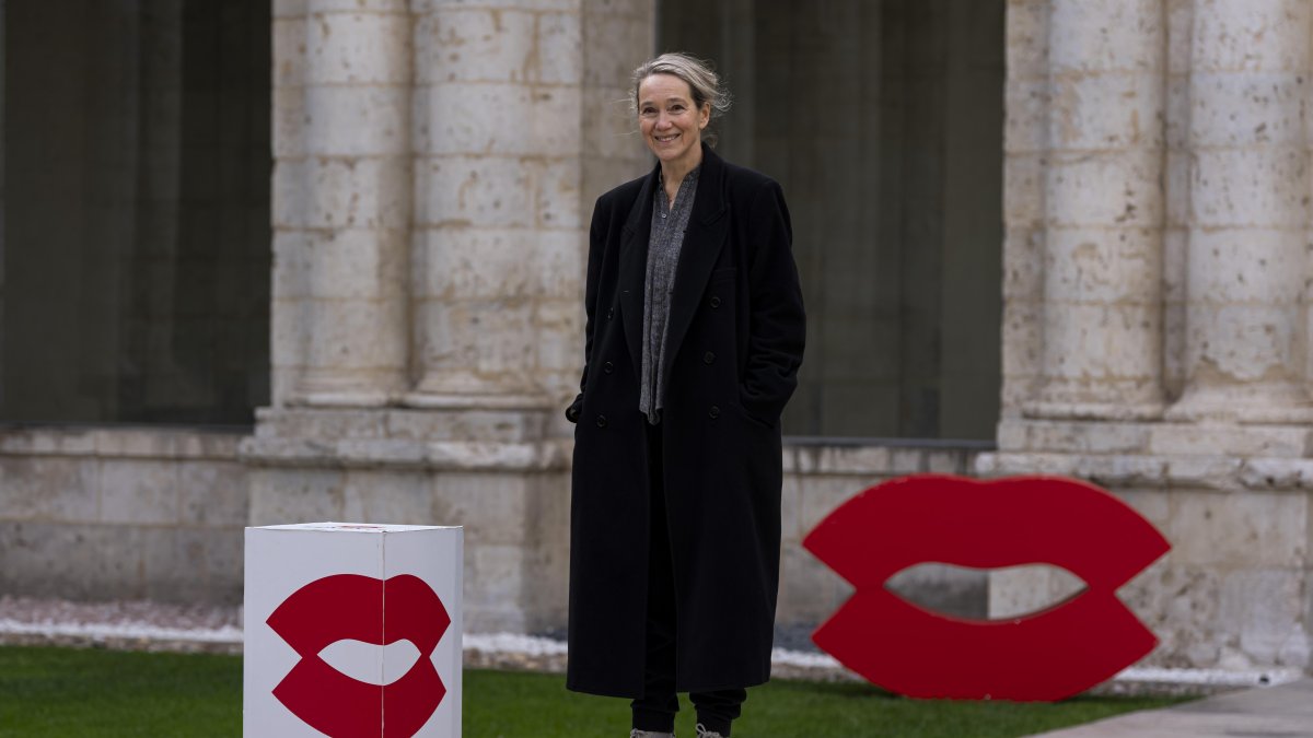 Isabelle Stever, en la presentación de la película de la Sección Oficial ‘I Rarely Wake Up Dreaming’
