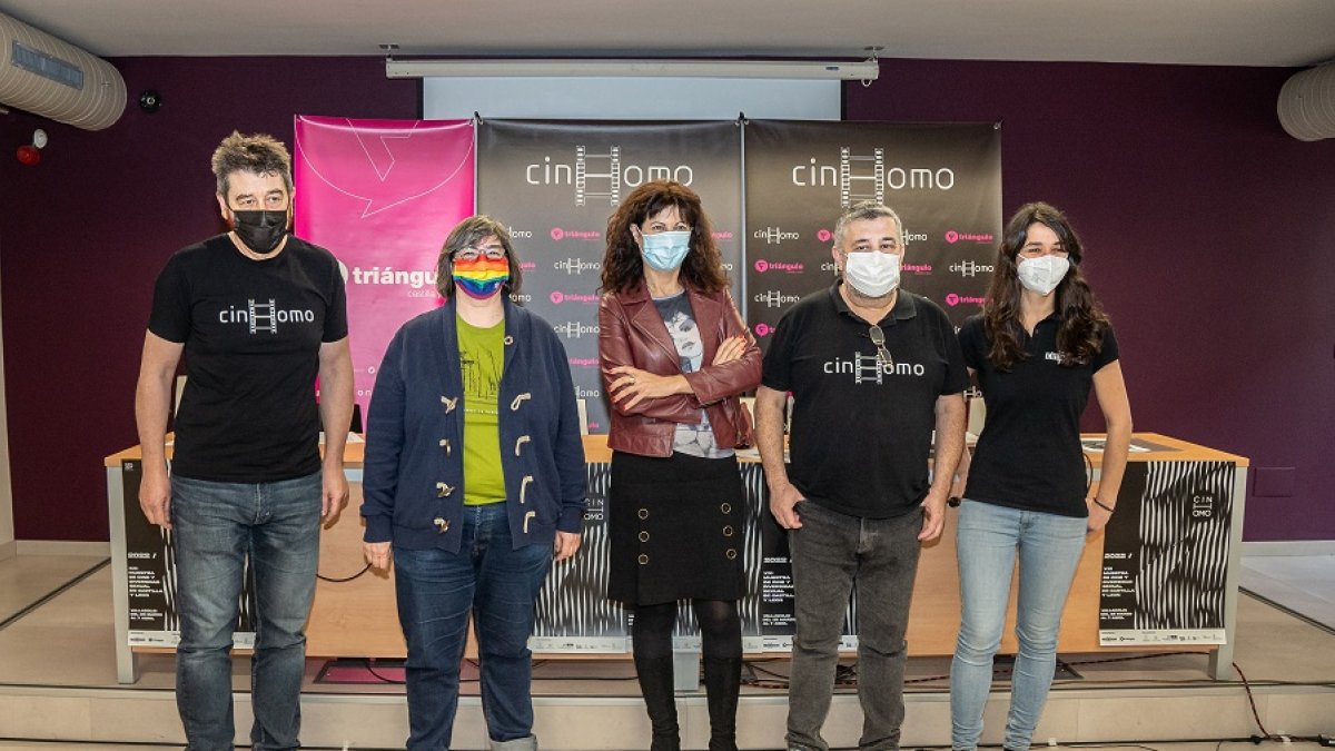 López, Rodríguez, Redondo, Rubín y Sastre, hoy, en la Casa Revilla. | E. M.