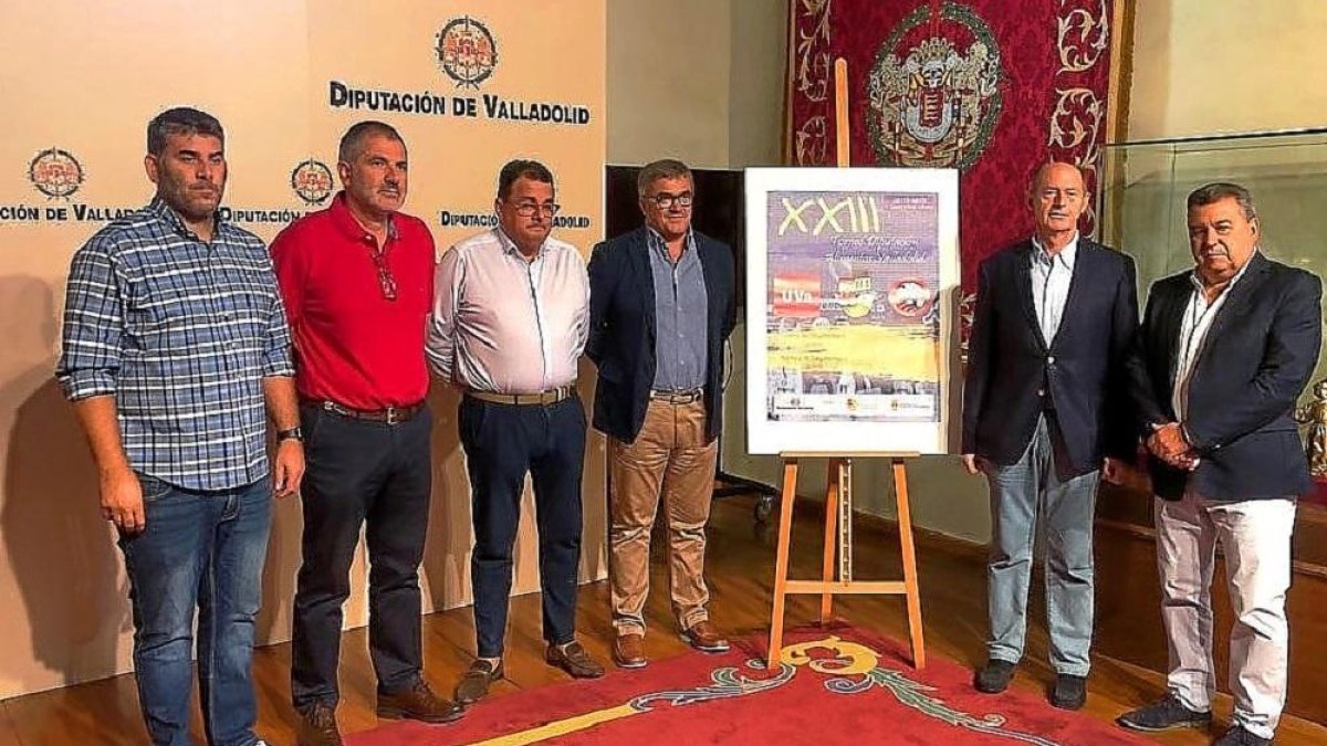Presentación del Trofeo Diputación ayer en el Palacio Pimentel.-EL MUNDO