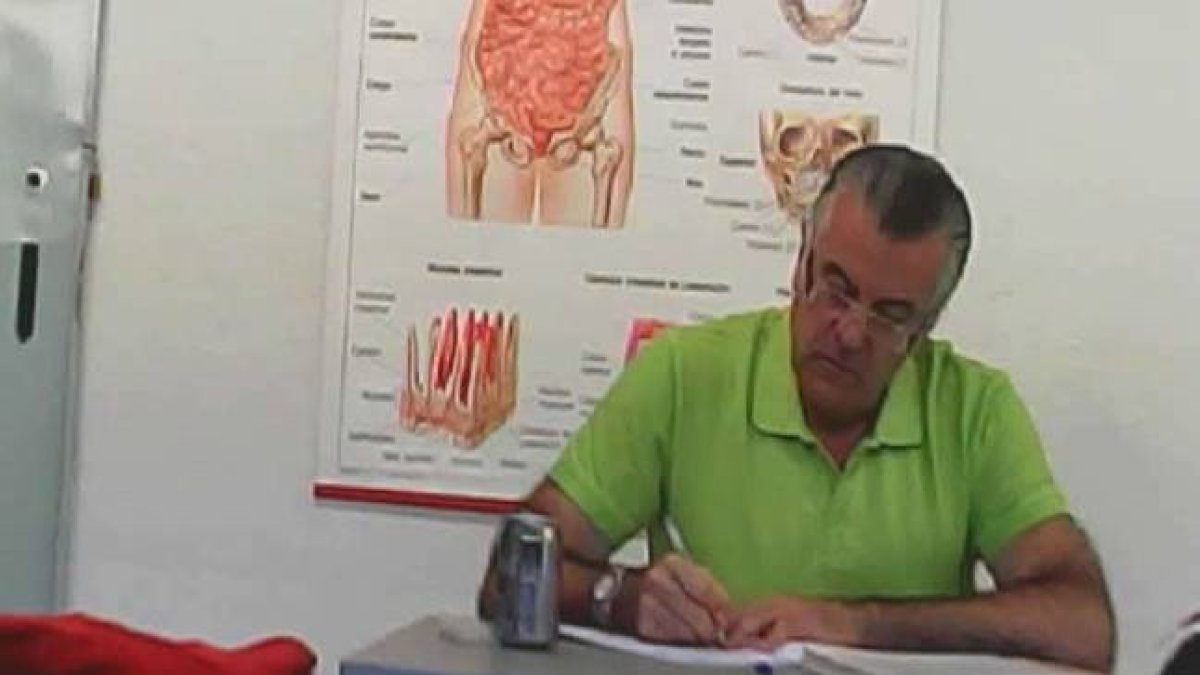 Luis Bárcenas, en la prisión de Soto del Real, donde ingresó el 27 de junio del 2013.-Foto: LA SEXTA NOTICIAS