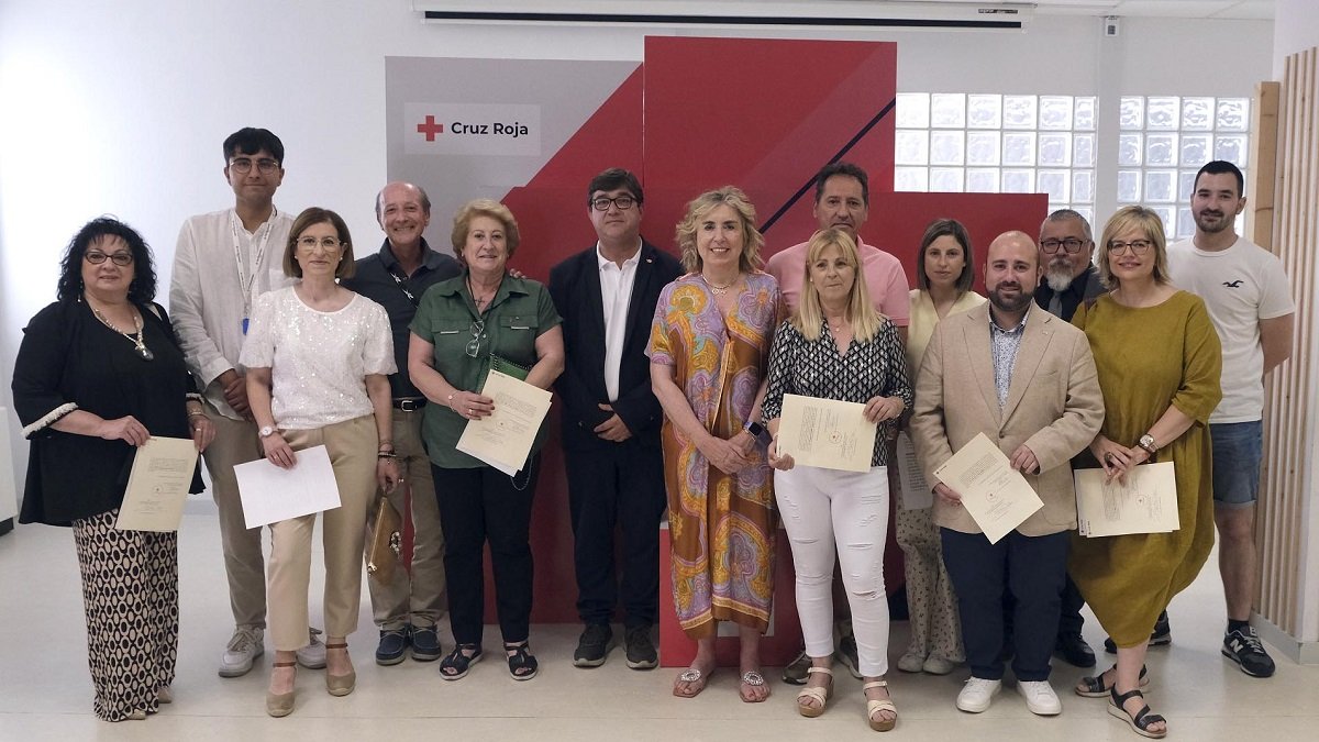 Toma de posesión de los presidentes comarcales de Cruz Roja en Valladolid. -ICAL