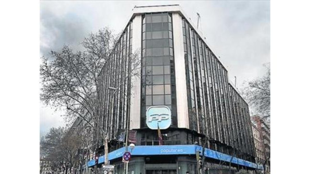 La sede del PP en Madrid-JUAN MANUEL PRATS