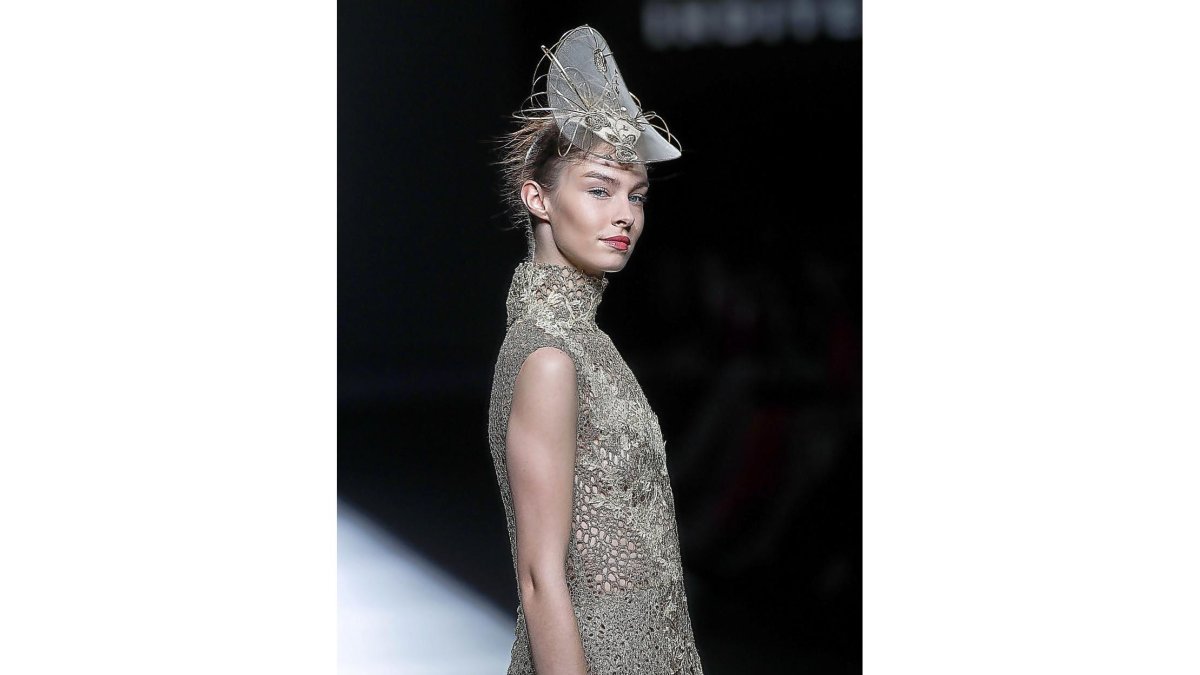 Desfile de Noriega durante la Mercedes Fashion-Week de febrero.-J.L. /ICAL