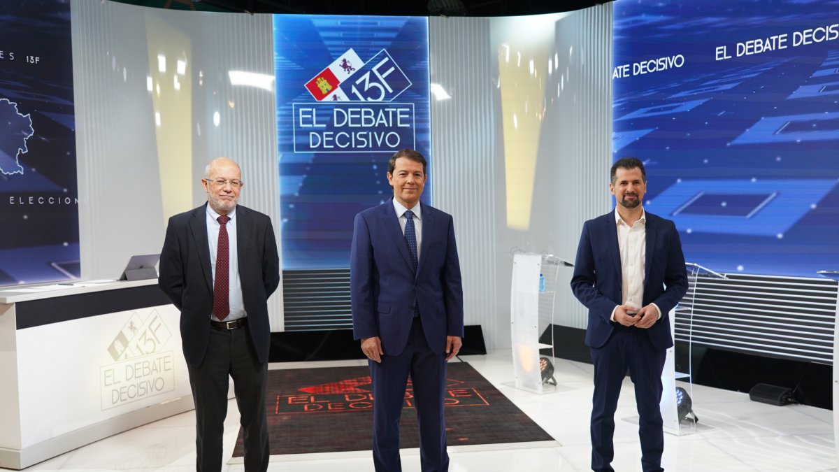 Francisco Igea, Alfonso Fernández Mañueco y Luis Tudanca. ICAL