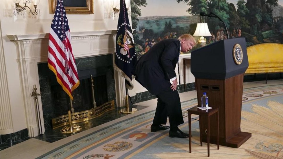 Trump en un acto en  la Casa Blanca el pasado mes de noviembre.-AP / PABLO MARTÍNEZ MONSIVAIS