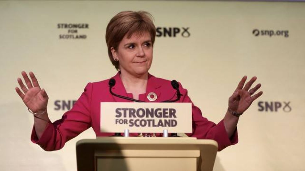 Nicola Sturgeon.-STRINGER / REUTERS