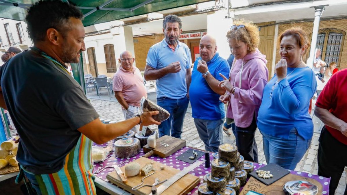 Feria del queso en Villalón de Campos. J.M. Lostau