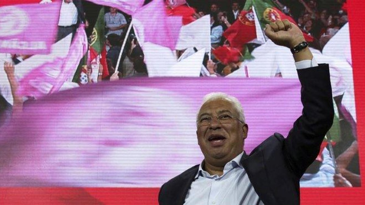 Antonio Costa, durante un mitin.-AP / ARMANDO FRANCA