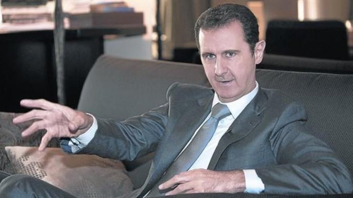 El presidente sirio, Bashar el Asad, aliado de Hizbulá, que le apoya en la guerra civil frente a los rebeldes.-