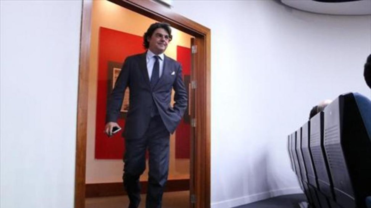Jorge Moragas, en el palacio de la Moncloa.-JUAN MANUEL PRATS