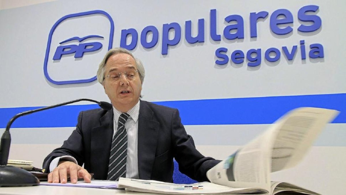 El diputado electo Pedro Gómez de la Serna, número dos de la lista del Partido Popular por Segovia.-Ical