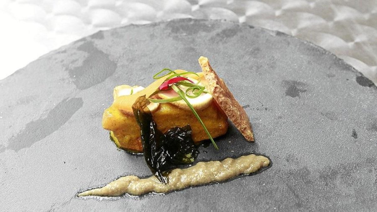 Uno de los pinchos del concurso nacional de tapas-E. M.