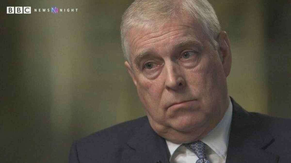 Andrés de Inglaterra, durante la entrevista.-BBC