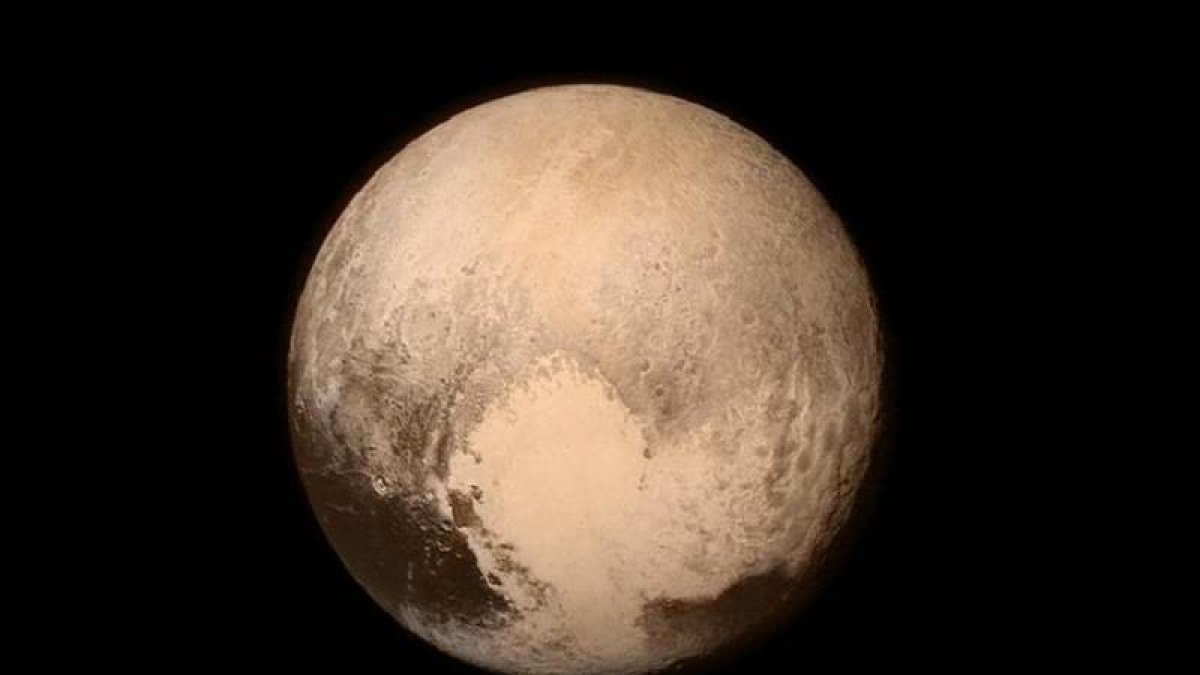 Una de las nuevas imágenes de Plutón que ha publicado la NASA.-Foto: @NASA