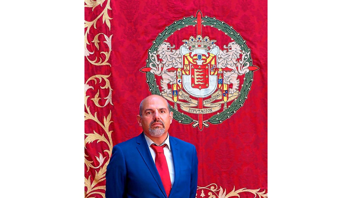 El alcalde de Alaejos, Carlos Mangas. E.M