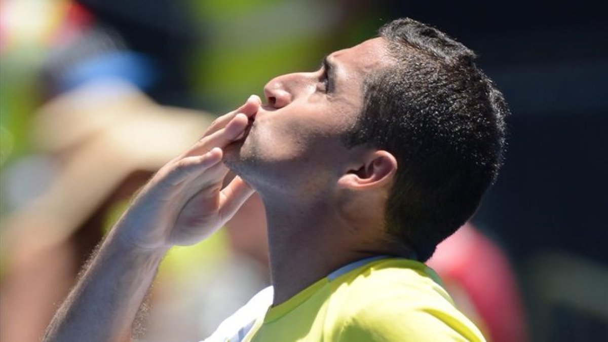 Nicolás Almagro en el Abierto de Australia.-EL PERIÓDICO