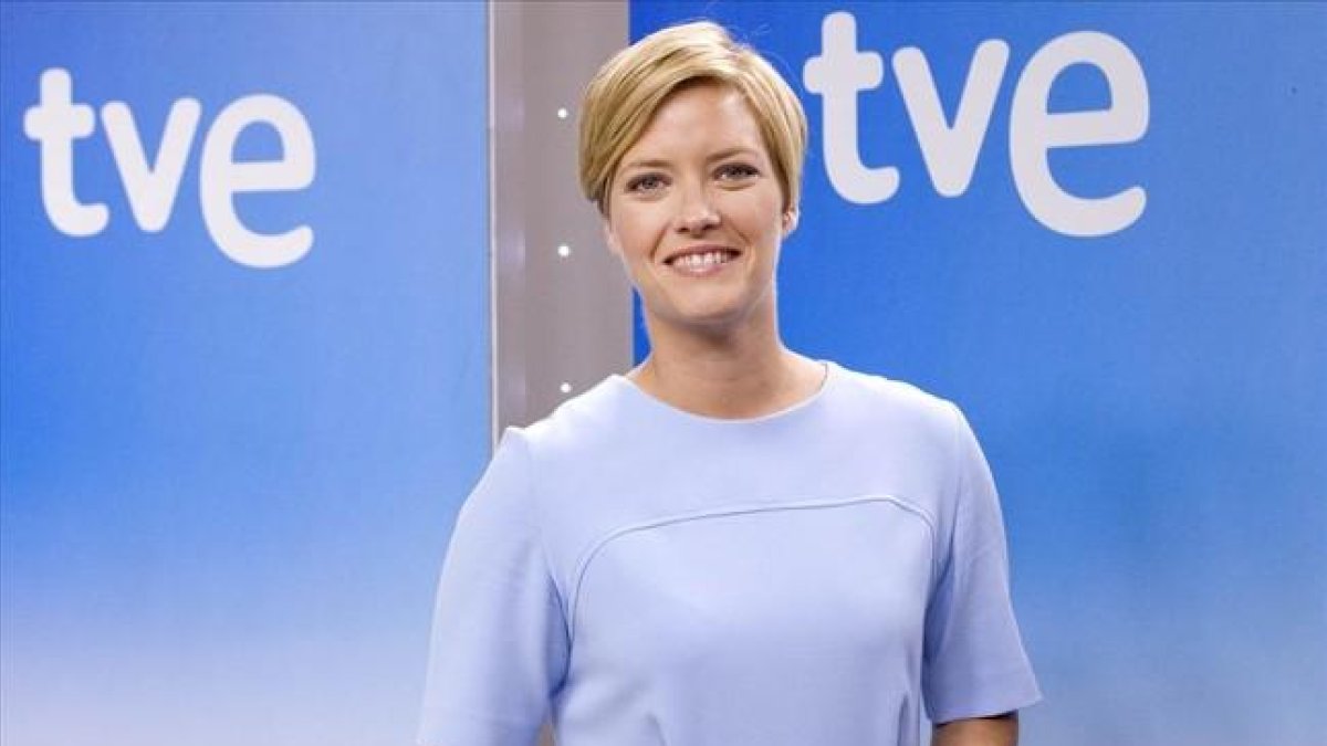 La presentadora de TVE María Casado.-TVE