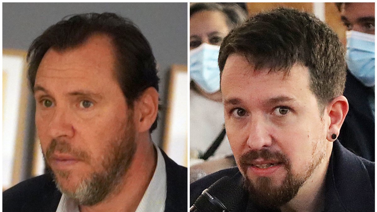 Óscar Puente y Pablo Iglesias.- ICAL / E. M.