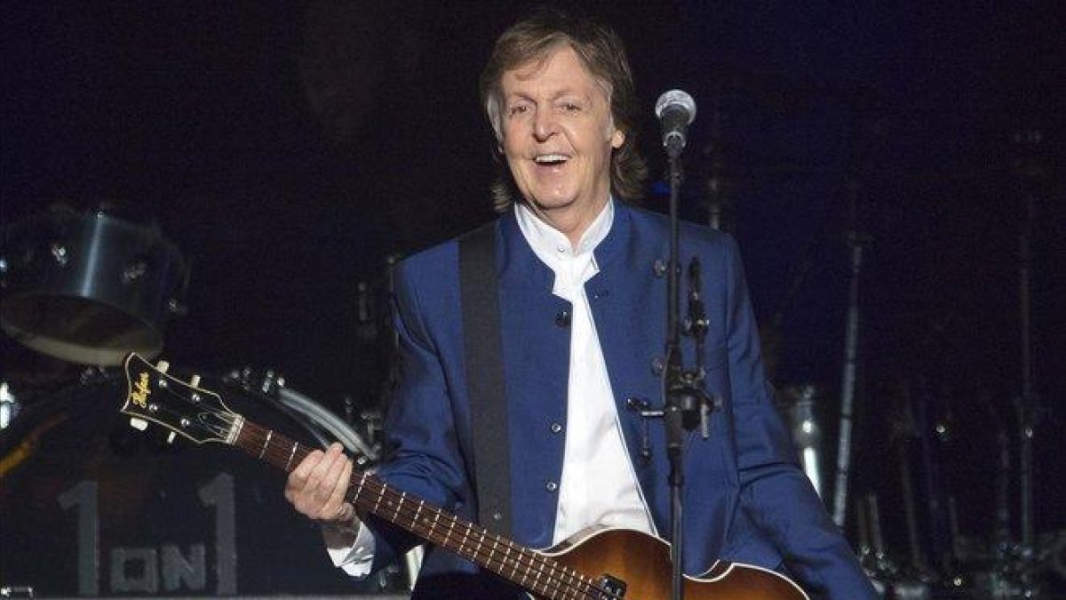 Paul McCartney, en un concierto en Florida, en el 2017.-AP